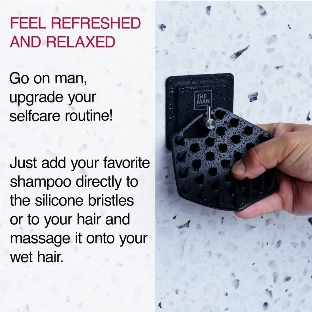 The Man Silicone Scalp Massager Set